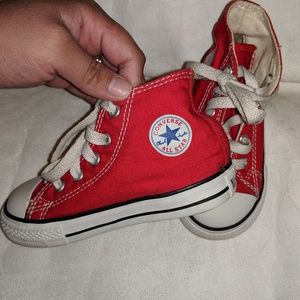 Converse Shoes - Red high top Converse Converse Shoes - Red high top Converse